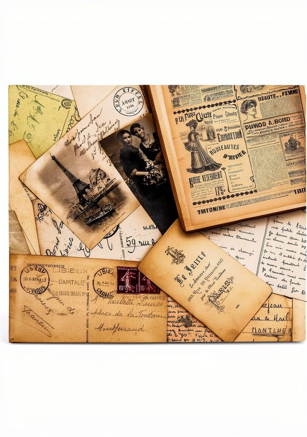 Antique Paper Ephemera Kindle Edition by Unknown Author-0