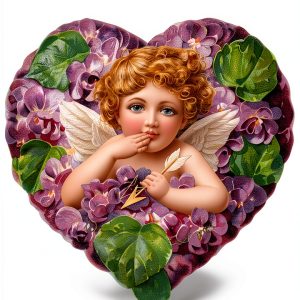 Vintage Valentines: A Timeless Collection of Antique Postcards-0