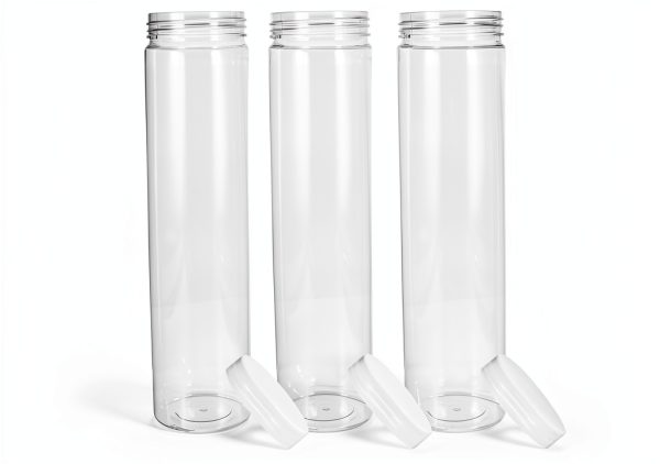 Transparent Storage Tank Set of 3 Airtight Canisters by STOBAZA-0