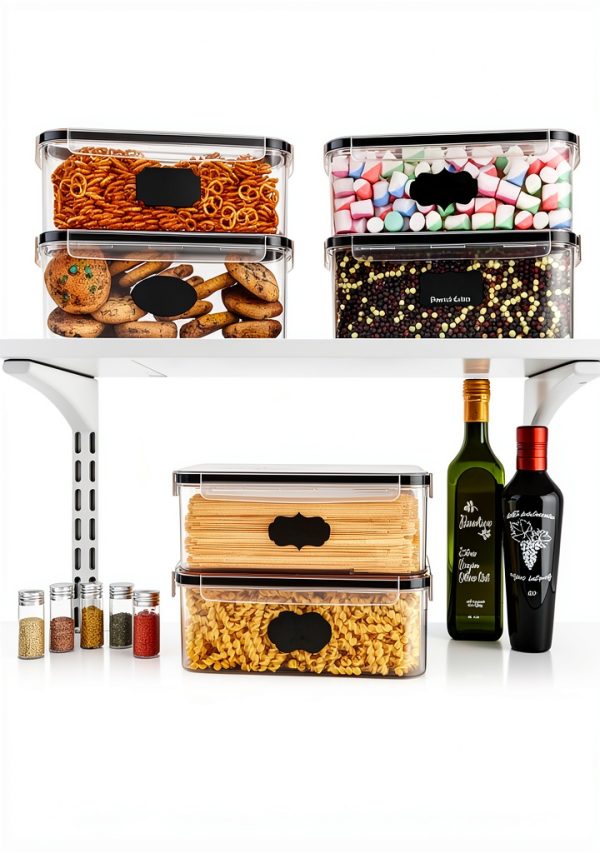 Chef's Path Airtight Food Storage Container Set 6-Pack Durable Lids-5
