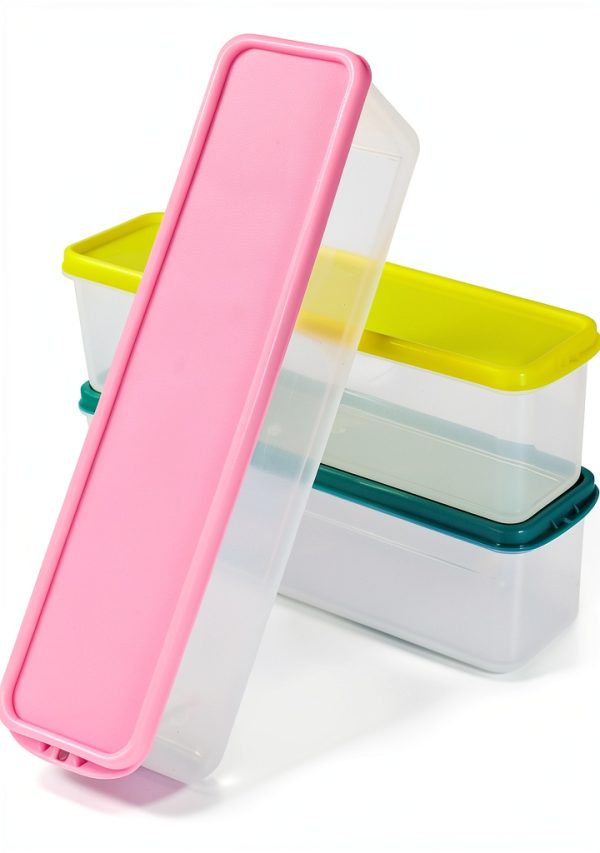 Pasta Storage Container GRZJOPP 3-Piece Mixed Color Airtight Box-2