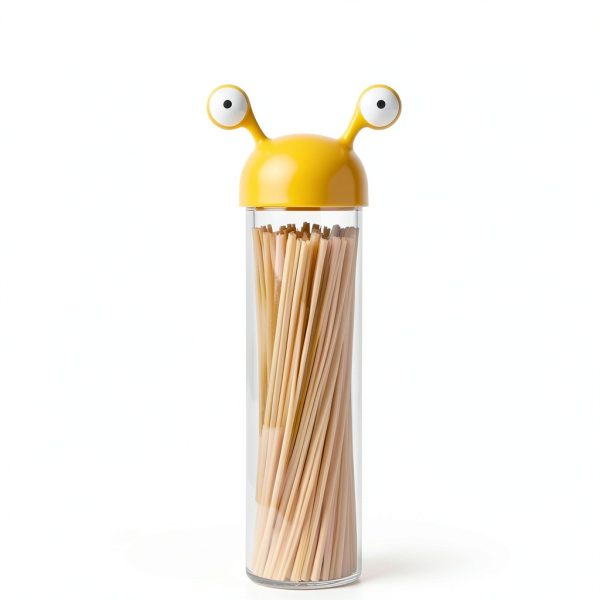 Noodle Monster Spaghetti Container OTOTO BPA Free Glass Pasta Holder-3