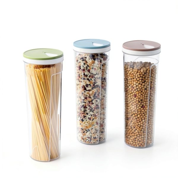 Spaghetti Pasta Storage Container Tall Clear Airtight Jar by SPRQ15-5