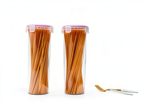 Komax Spaghetti Container – BPA‑Free Airtight Round Storage Set of 2-6