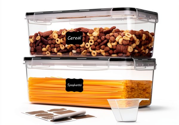 Airtight Food Storage Containers Vtopmart 2‑Piece 3.2L Pasta Set-0