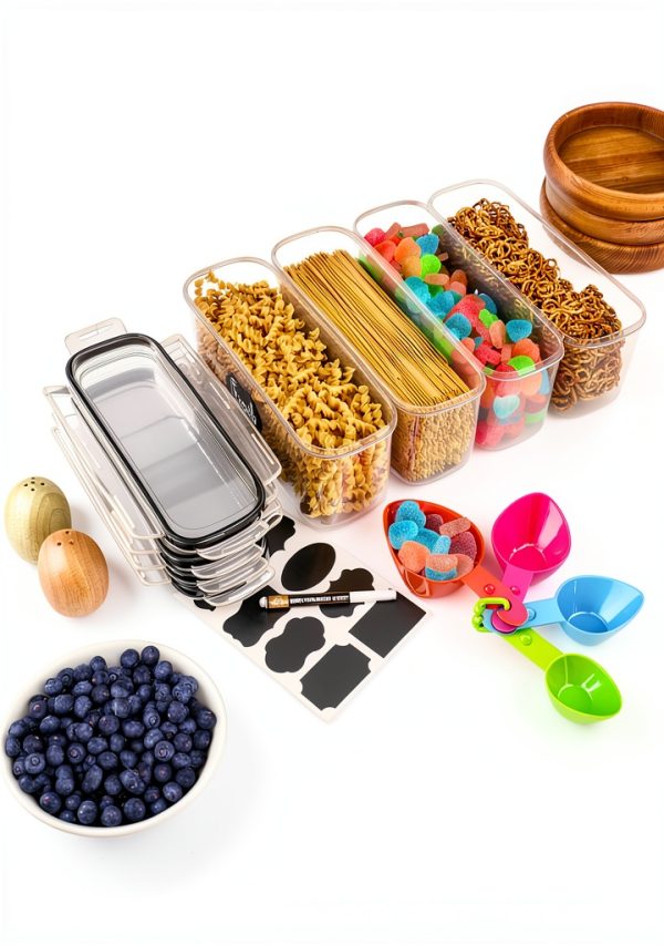 Chef's Path Airtight Food Storage Container Set 6-Pack Durable Lids-6