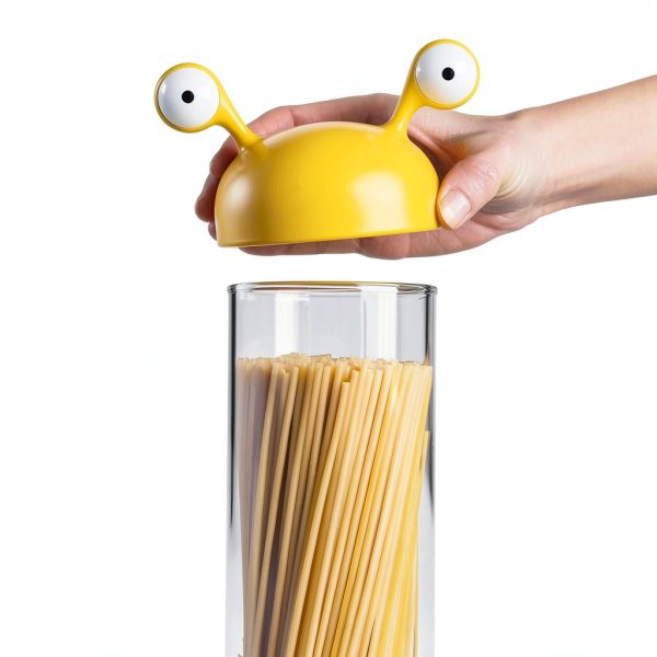Noodle Monster Spaghetti Container OTOTO BPA Free Glass Pasta Holder-5