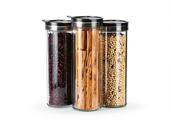 Spaghetti Pasta Container 48oz Acellegic Airtight Leakproof 3 Piece-2
