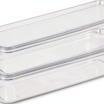 RAYNAG Plastic Spaghetti Noodle Containers 2 Pack Airtight Rectangular-0