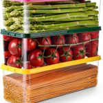Pasta Storage Container GRZJOPP 3-Piece Mixed Color Airtight Box-0
