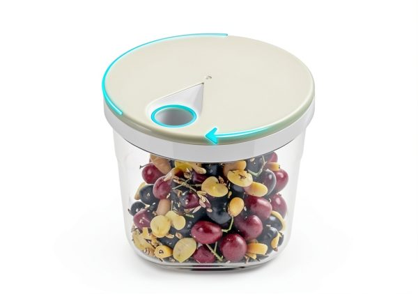 Spaghetti Pasta Storage Container Tall Clear Airtight Jar by SPRQ15-2
