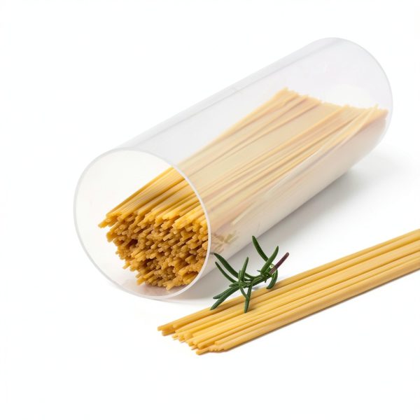 Plastic Spaghetti Container Youngever 60oz Storage Jar with Lid-2