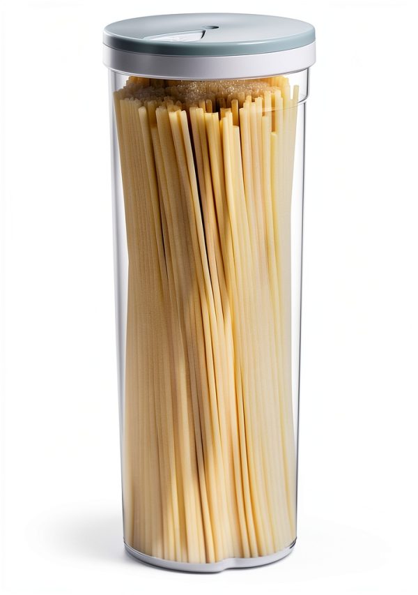 Plastic Tall Food Storage Pasta Container by EORTA Clear Locking Lid-0