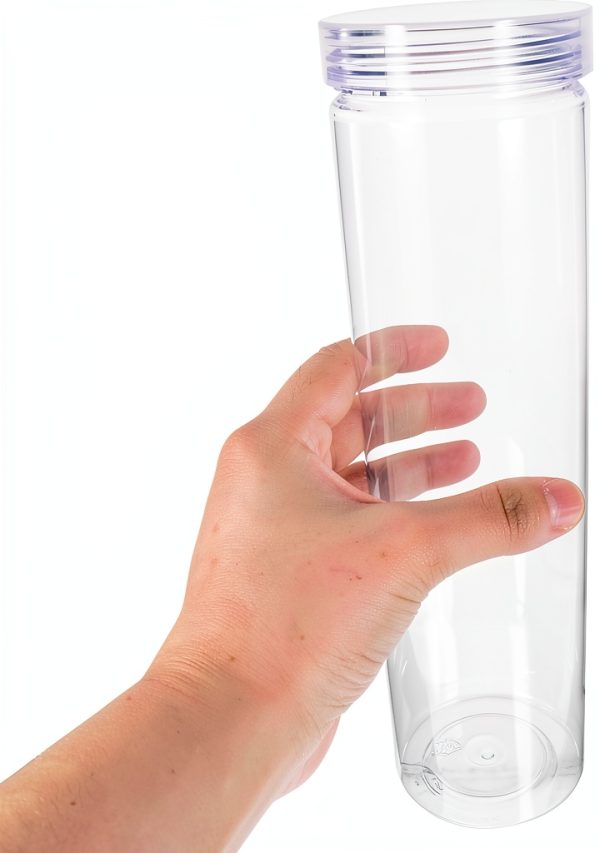 Transparent Storage Tank Set of 3 Airtight Canisters by STOBAZA-5