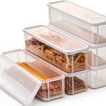 Pasta Storage Containers ZENFUN 6‑Pack Airtight Canisters BPA-Free-0