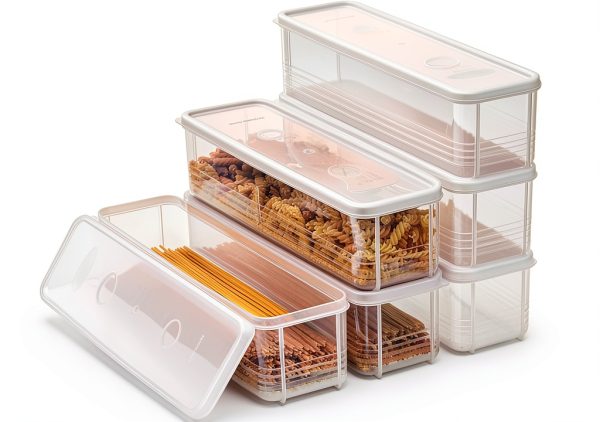 Pasta Storage Containers ZENFUN 6‑Pack Airtight Canisters BPA-Free-0