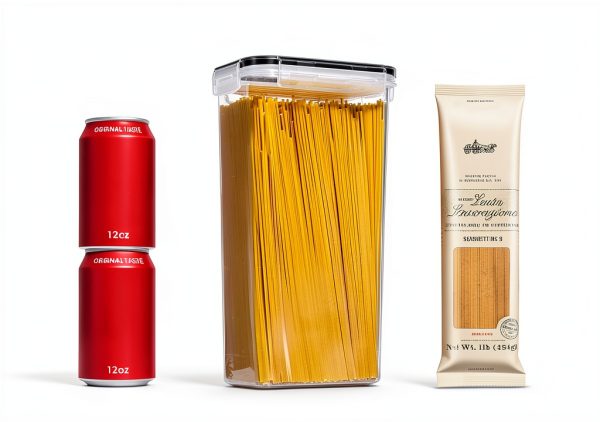 Vtopmart Airtight Food Storage Containers with Lids, 4 PCS 2.8L Pasta Containers for Pantry Organization and Storage, BPA Free Kitchen Canisters for Spaghetti, Flour, Sugar and Noodles, Black-1