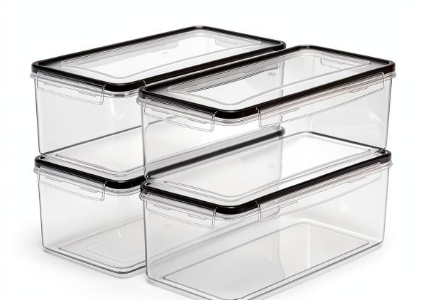 Vtopmart Airtight Food Storage Containers with Lids 8PCS Set 3.2L, Plastic Spaghetti Container for Pasta organizer, BPA Free Air Tight House Kitchen Pantry Organization-6