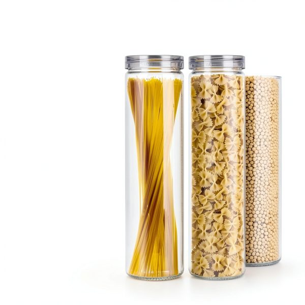 Spaghetti Pasta Storage Containers GRZJOPP 6‑Piece Set Twist‑Lock Lids-3