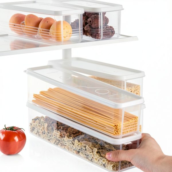 Pasta Storage Containers ZENFUN 6‑Pack Airtight Canisters BPA-Free-6