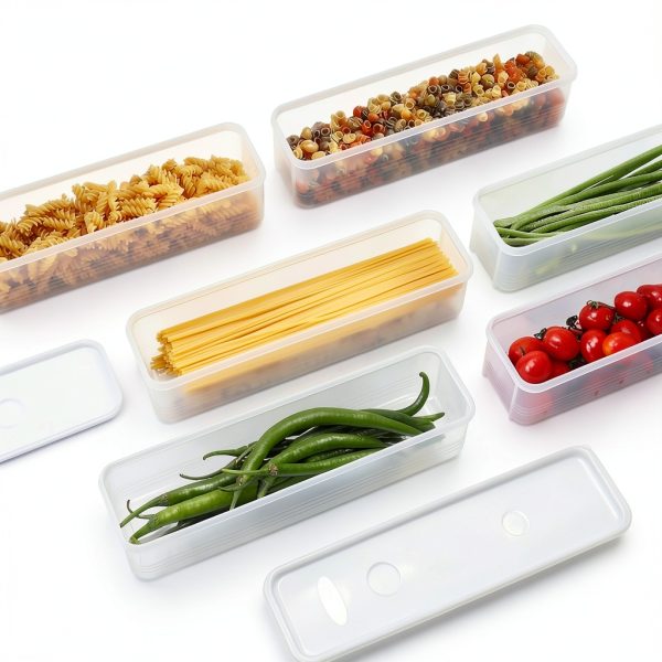Pasta Storage Containers ZENFUN 6‑Pack Airtight Canisters BPA-Free-4