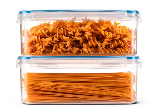 Komax Biokips Pasta Storage Containers Set of 2 Airtight Locking Lids-3