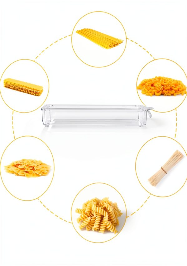 Pasta Storage Container Yomjarl Food Storage Airtight Stackable 3‑Pack-2