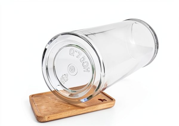 Clear Plastic Food Storage Jar Cheeren 6‑Piece Stackable 11.8"-6