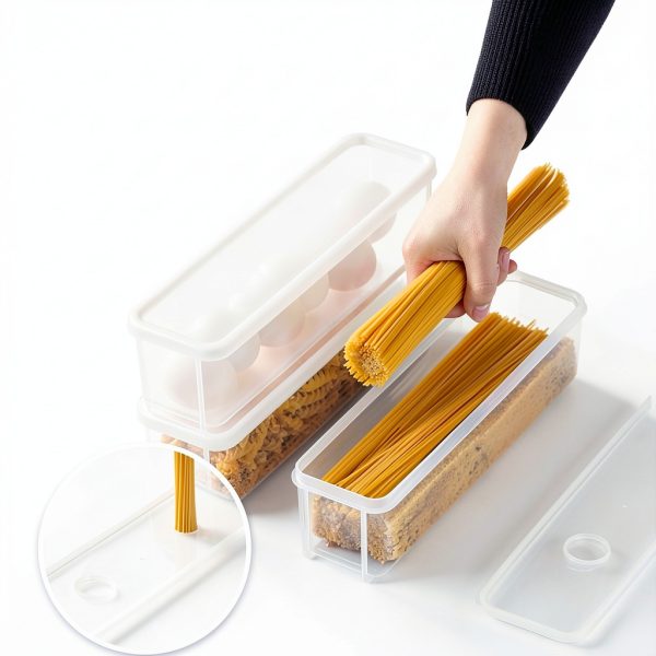 Pasta Storage Containers ZENFUN 6‑Pack Airtight Canisters BPA-Free-7