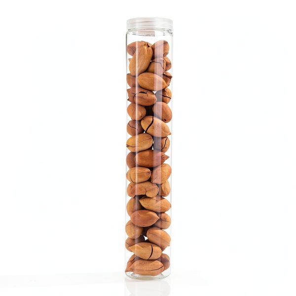 Clear Plastic Food Storage Jar Cheeren 6‑Piece Stackable 11.8"-3
