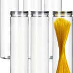Spaghetti Pasta Storage Containers GRZJOPP 6‑Piece Set Twist‑Lock Lids-0