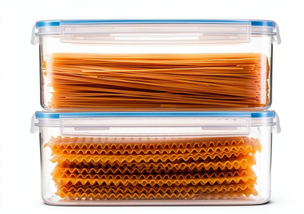 Komax Biokips Pasta Storage Containers Set of 2 Airtight Locking Lids-2